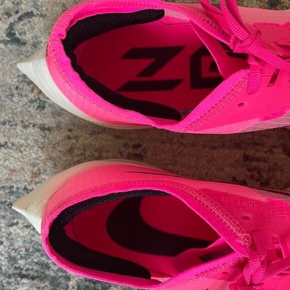 Nike ZoomX Vaporfly NEXT% Pink Blast Shoes | Mens 12, Marathon Racer EUC Worn 1X - Picture 7 of 15